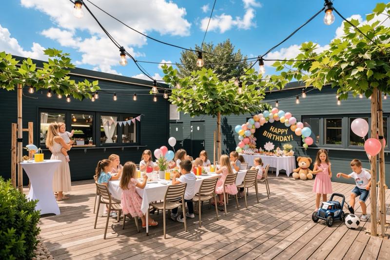 Dubno Eat & Sleep - Podstránka detská garden party