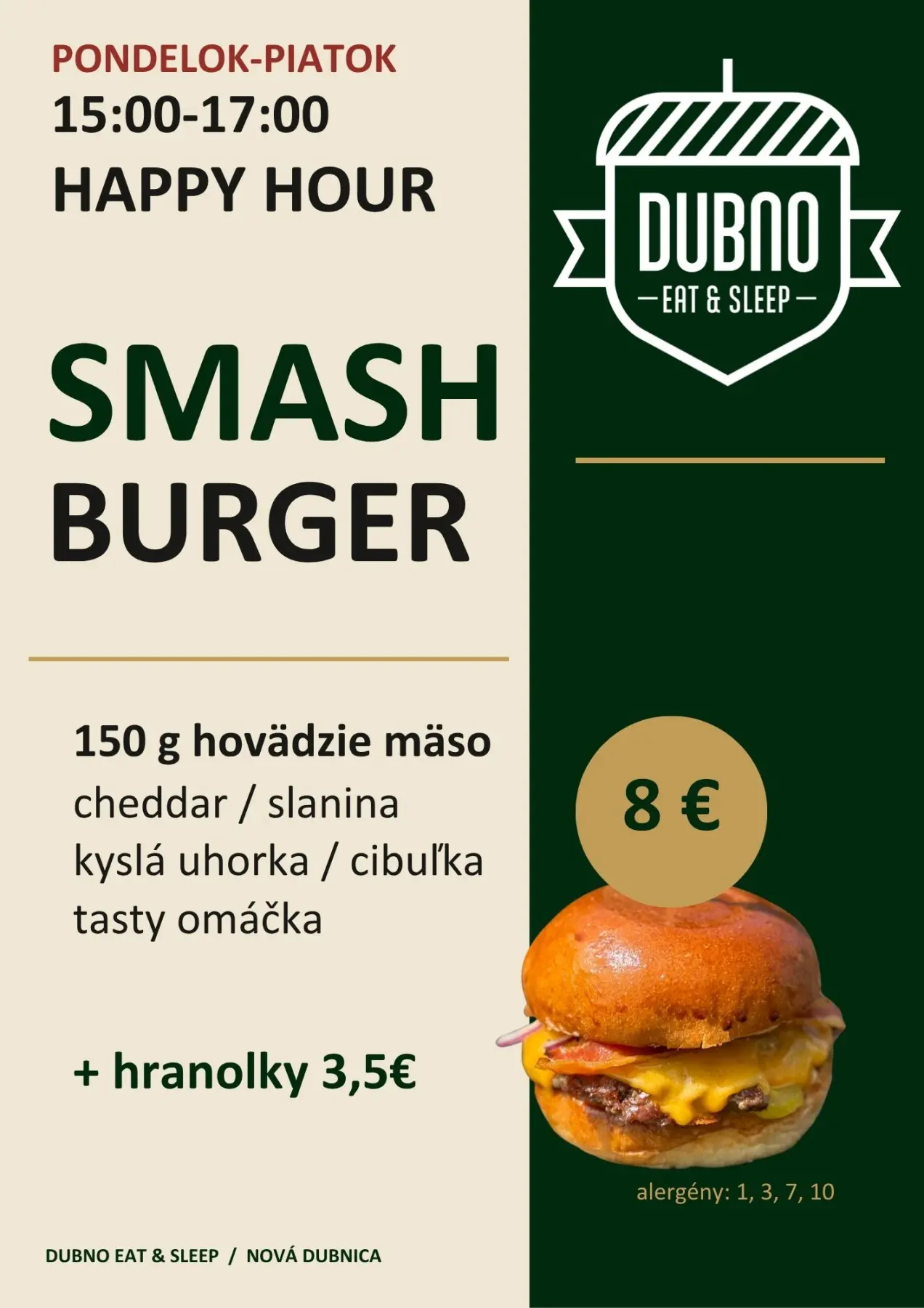 HAPPY HOUR  Burger