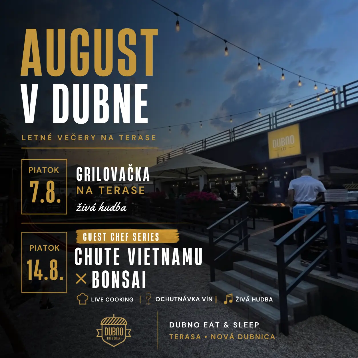 August v Dubne