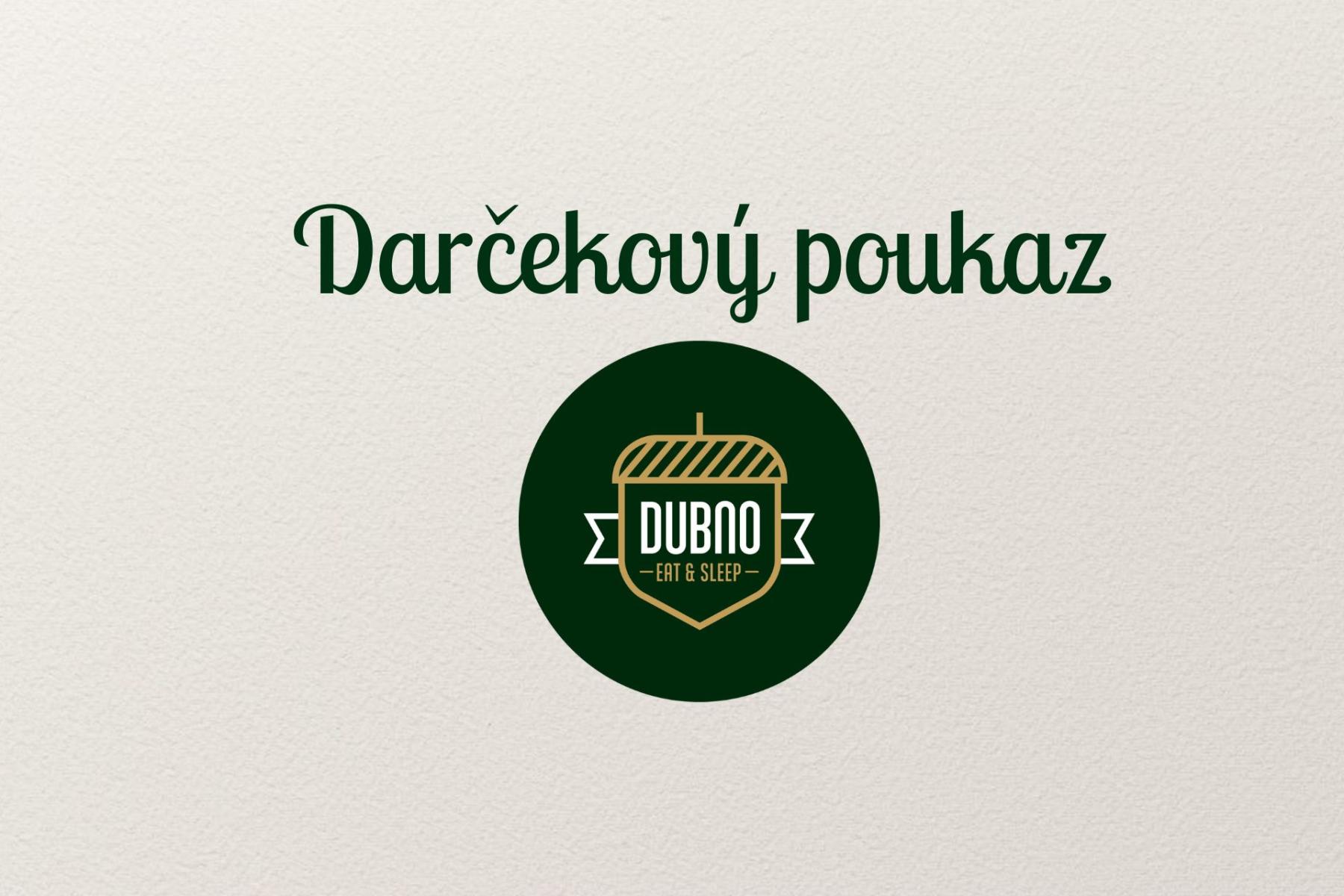 🎁 Darujte chuť a zážitok – darčekové poukazy Dubno už aj online!
