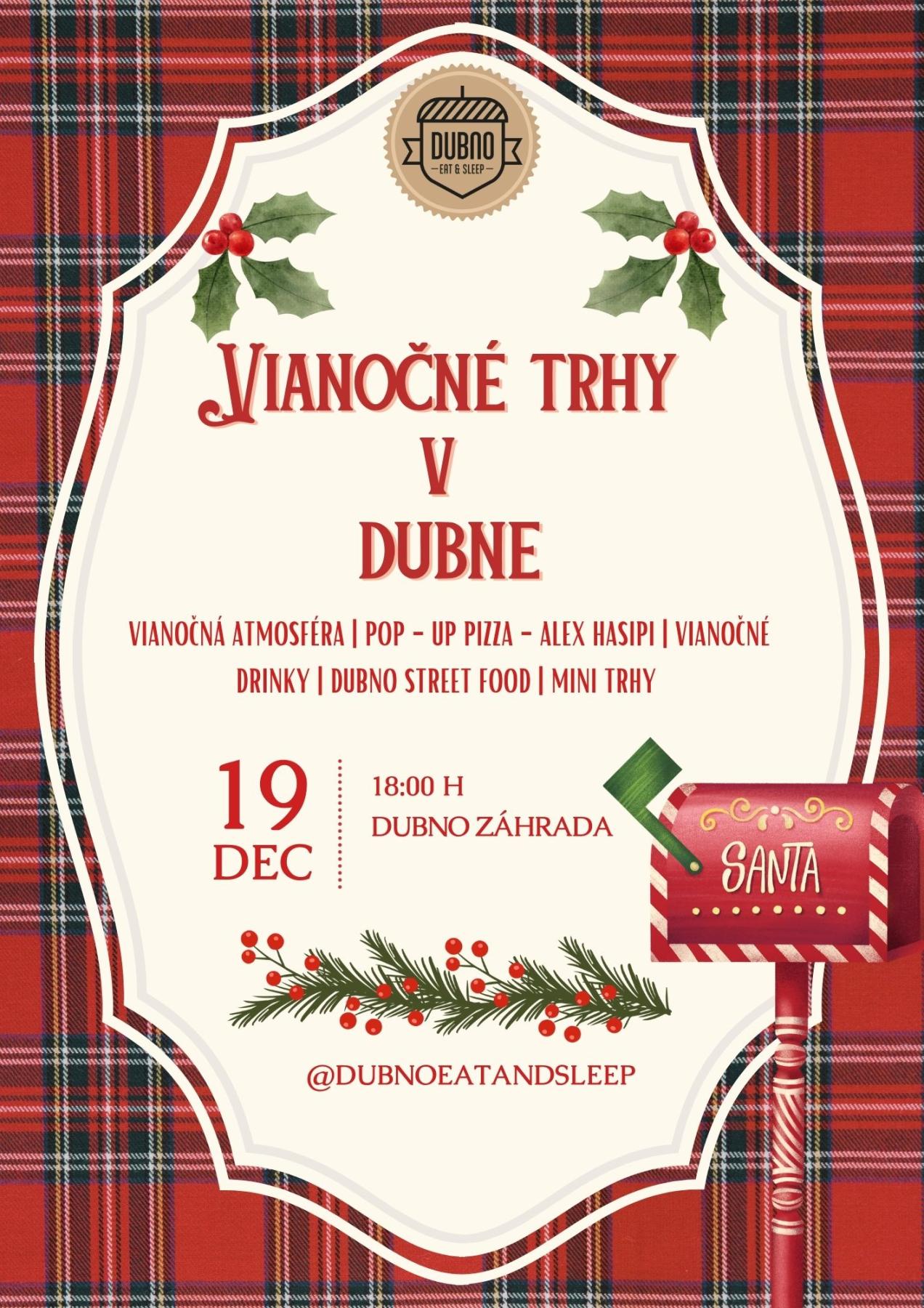 Vianočné trhy v Dubno záhrade – 19. december