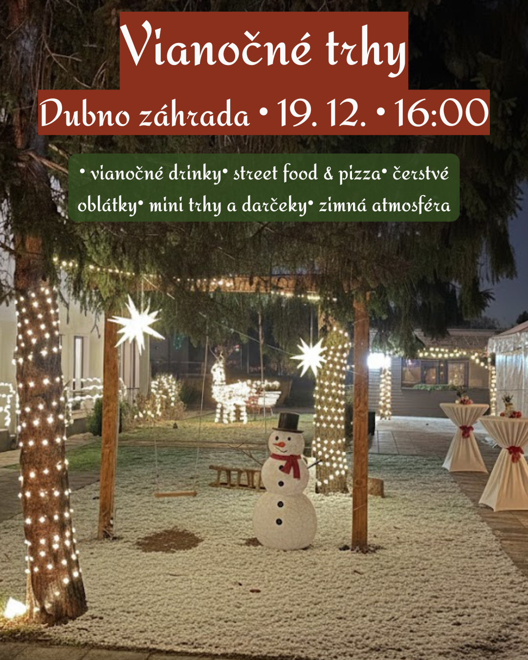 Vianočné trhy v Dubno záhrade – 19. december
