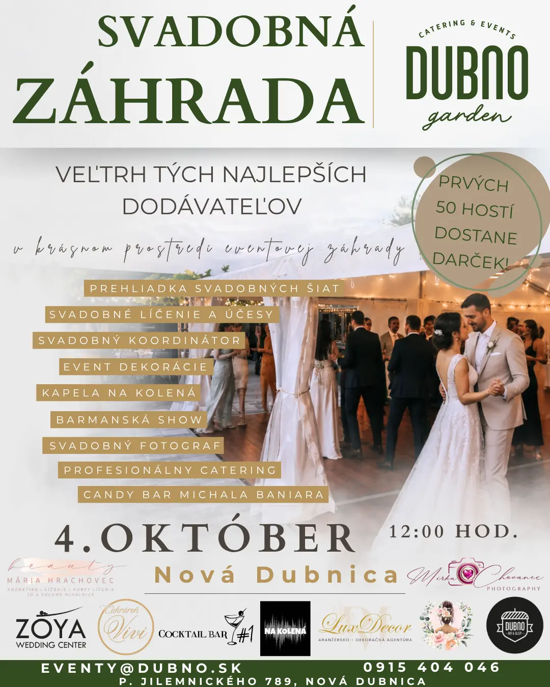 SVADOBNÁ ZÁHRADA v Dubno Garden už 4.OKTÓBRA!