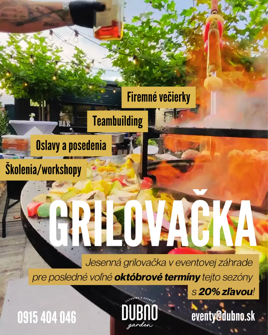 🔥 Leto skončilo. Grilovačky nie. 20% októbrové zľavy práve začali!